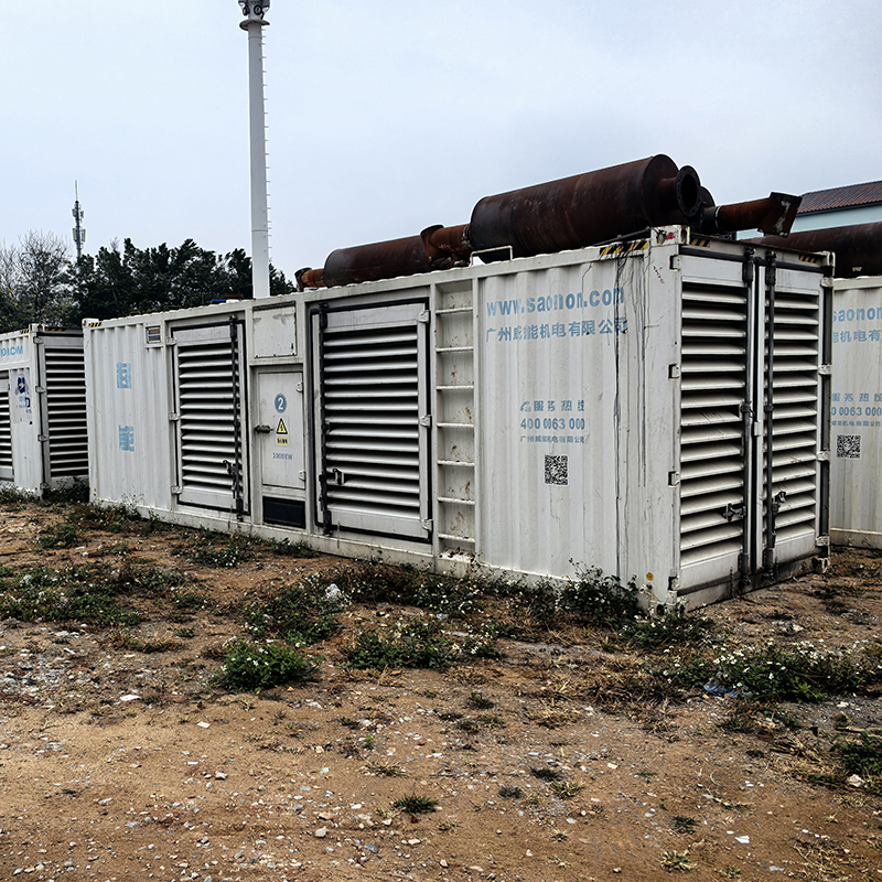 两台500KW玉柴840发电机组出售+并网控制+无锡斯坦福电机+全铜水箱-2019年出厂