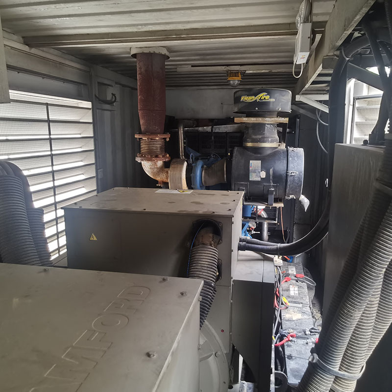 两台500KW玉柴840发电机组出售+并网控制+无锡斯坦福电机+全铜水箱-2019年出厂