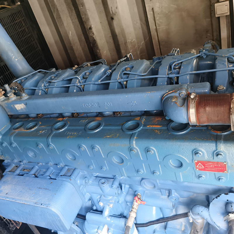 两台500KW玉柴840发电机组出售+并网控制+无锡斯坦福电机+全铜水箱-2019年出厂