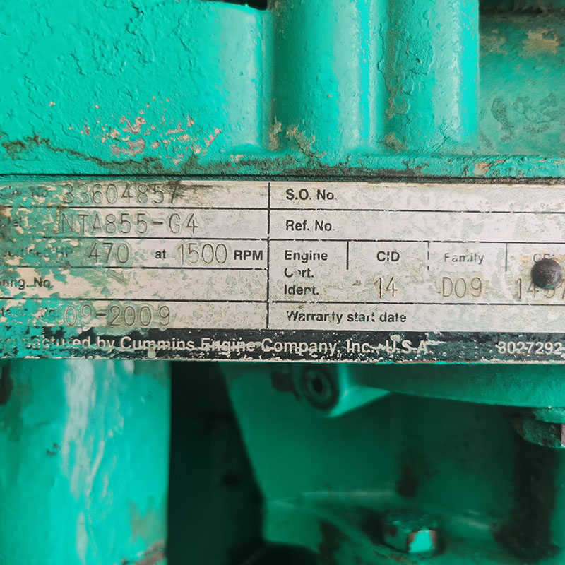 300KW美国康明斯二手发电机组出售-2009年出厂