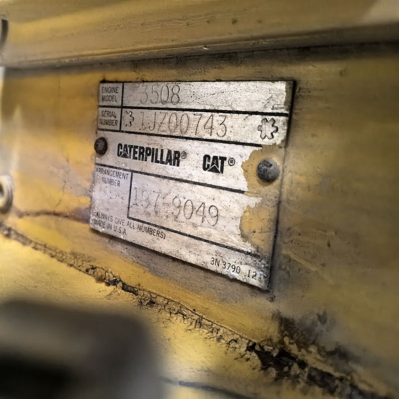 800KW卡特彼勒二手发电机组销售价格-2004年出厂