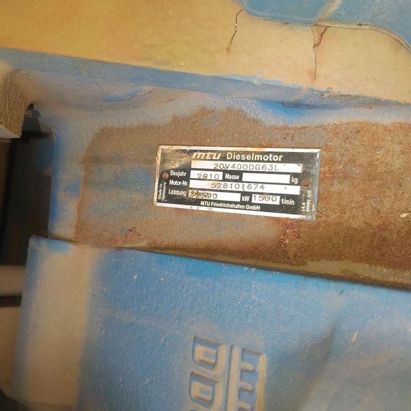 2500KW奔驰MTU二手发电机组出售-2010年出厂