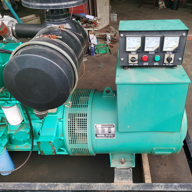 75KW山东卡特二手发电机组出售-2021年出厂