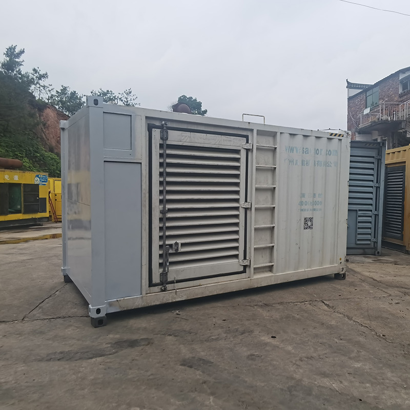 500KW玉柴二手静音款发电机组销售+并网控制+无锡斯坦福电机+全铜水箱-2019年出厂