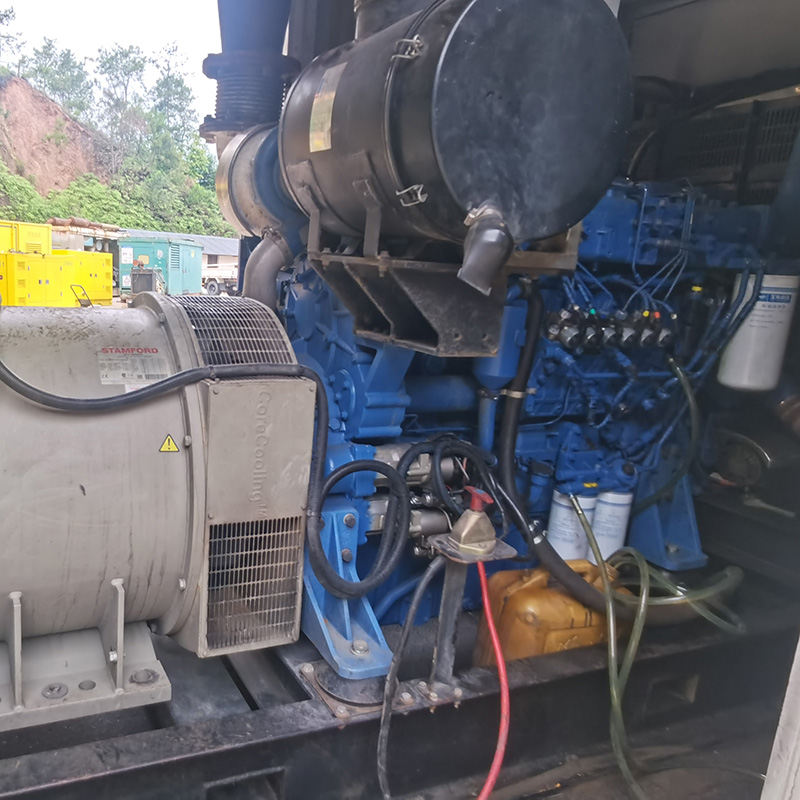 500KW玉柴二手静音款发电机组销售+并网控制+无锡斯坦福电机+全铜水箱-2019年出厂