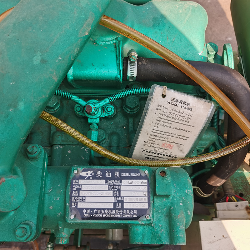 50KW玉柴二手发电机组批量销售-2011年出厂