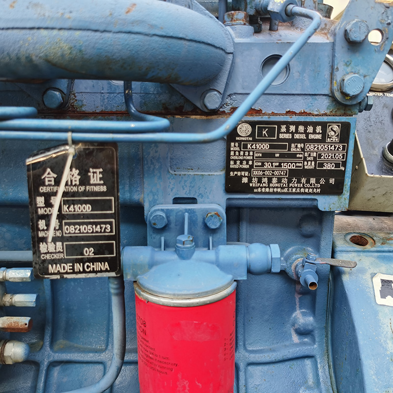 30KW潍坊二手发电机组出售-2021年出厂